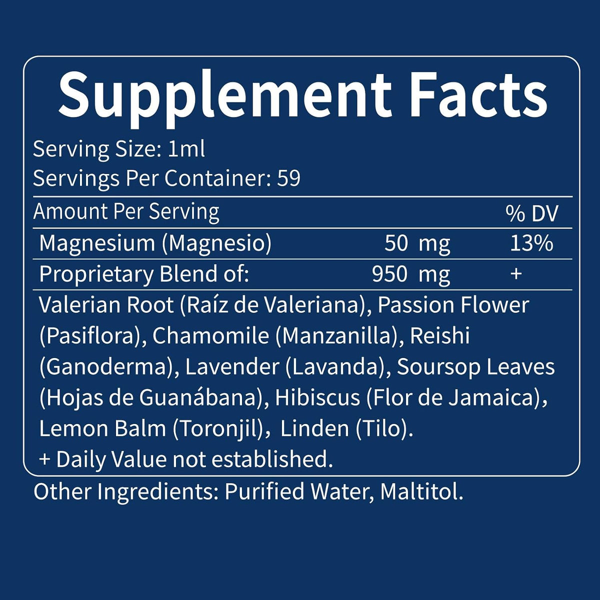 Valerian Root Sleep Aid Drops - Pasiflora y Valeriana para Dormir