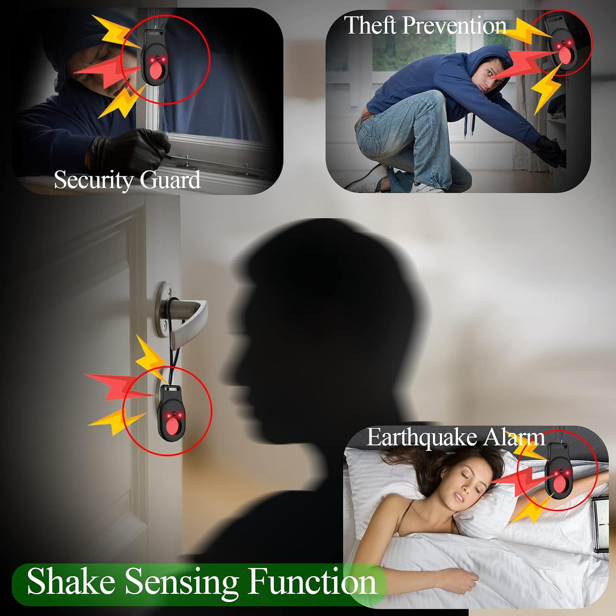 Hidden Camera Detector, RF Signal Detector, Camera Lens Finder and Magnetic Tracker Detector, Portable Privacy Scanner for Hotel Room, Car, Office, Home and Travel