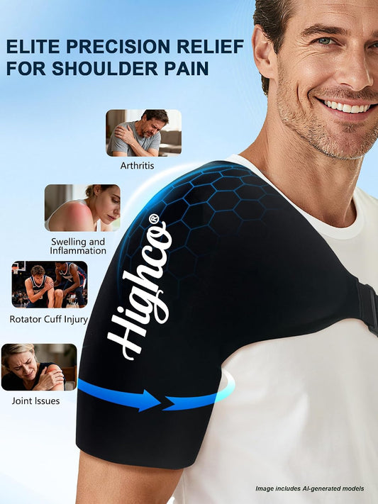 Shoulder Ice Pack Wrap for Rotator Cuff and Arm,Cold Compression for Relief
