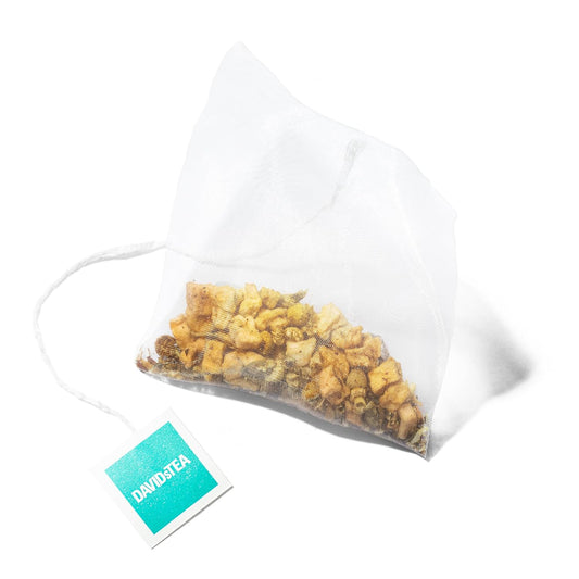 DAVIDsTEA Valerian Nights – Caffeine-Free Herbal Tea with Caramel, Coconut & Valerian Root – 15 Count – Sweet, Dairy-Free Bedtime Blend for Sleepytime Sipping and Relaxing Nightcaps