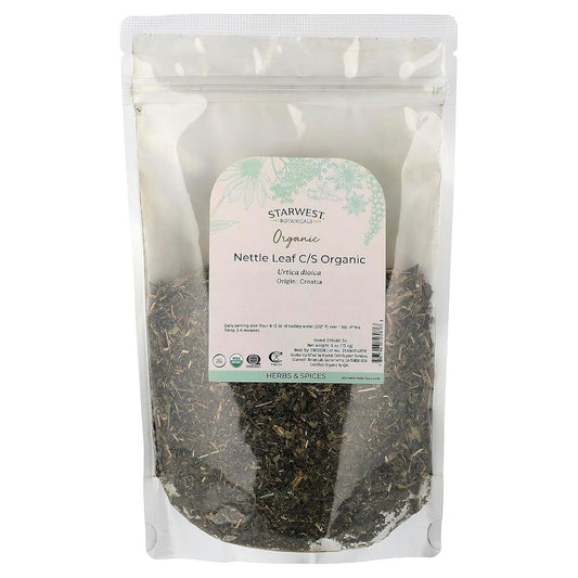 Starwest Botanicals Organic Nettle Leaf C/S, 4 oz (113.4 g)