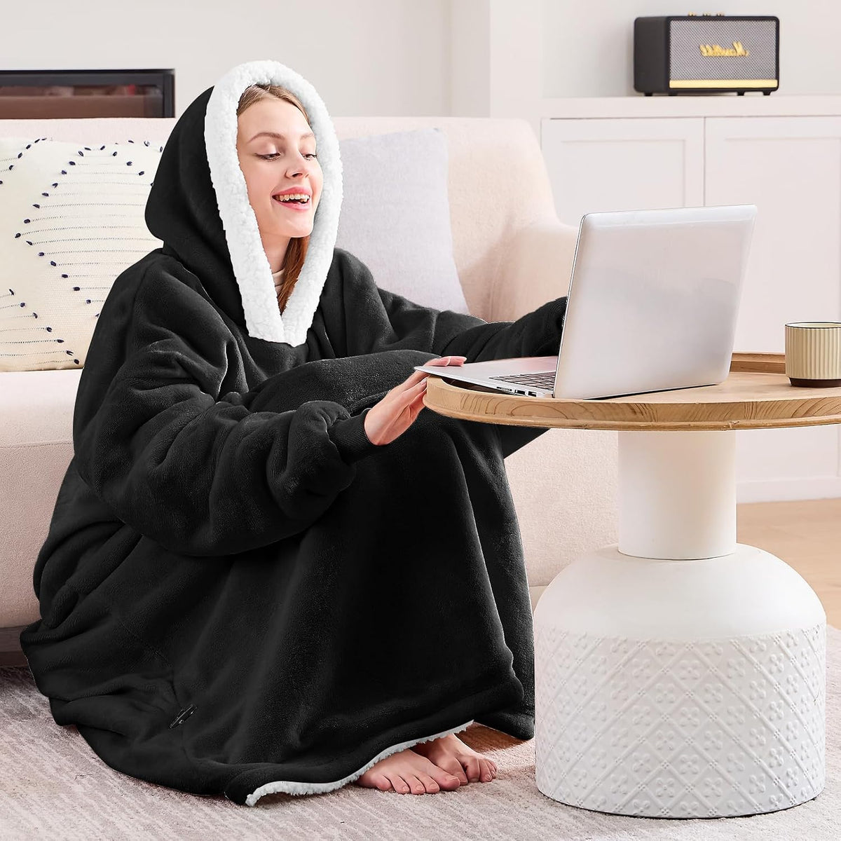 yescool Wearable Blanket Hoodie as Christmas Birthday Gifts for Women Mom - Colors B