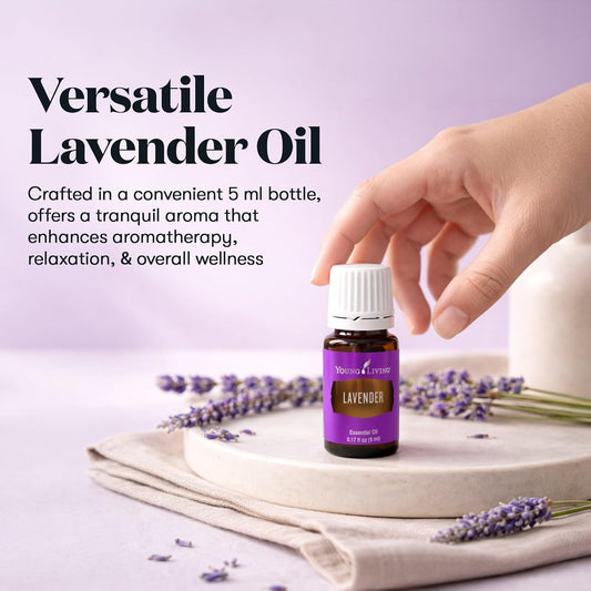 Lavender Essential Oil by Young Living, 15 Milliliters, Topical and Aromatic Use