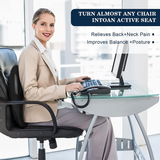Wobble Cushion,Wiggle Seat,Balance Disc (Extra Thick 34cm/13.4in),for Balance Stability Training, Improve Sitting