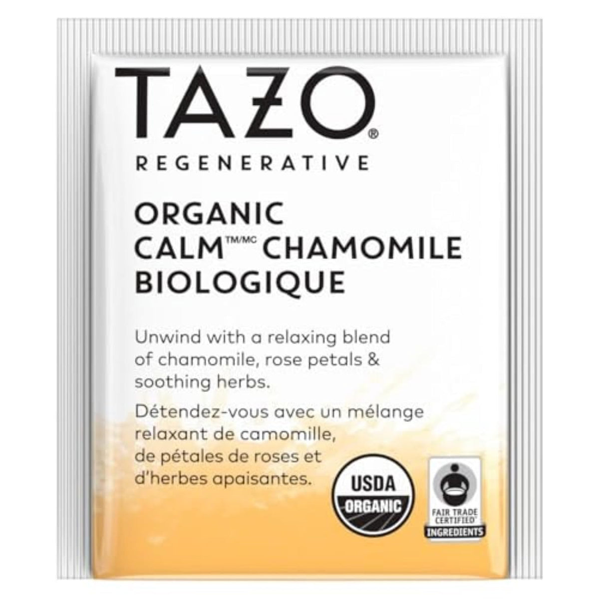 TAZO Calm Chamomile Herbal Tea Bags, 96 Count (16ct - 6-Pack)