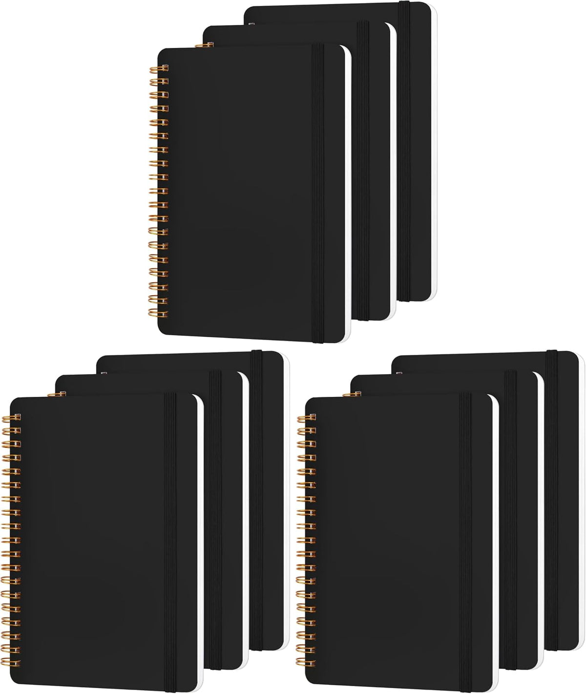 Utron 3 PCS Small Spiral Notebook 5x7, Notebooks for Note Taking, Morandi Spiral Journal Notebook, Work Notebook Small Notebooks 5x7 with Strap, Cute Notebooks for Women 70 Sheets/Note Books