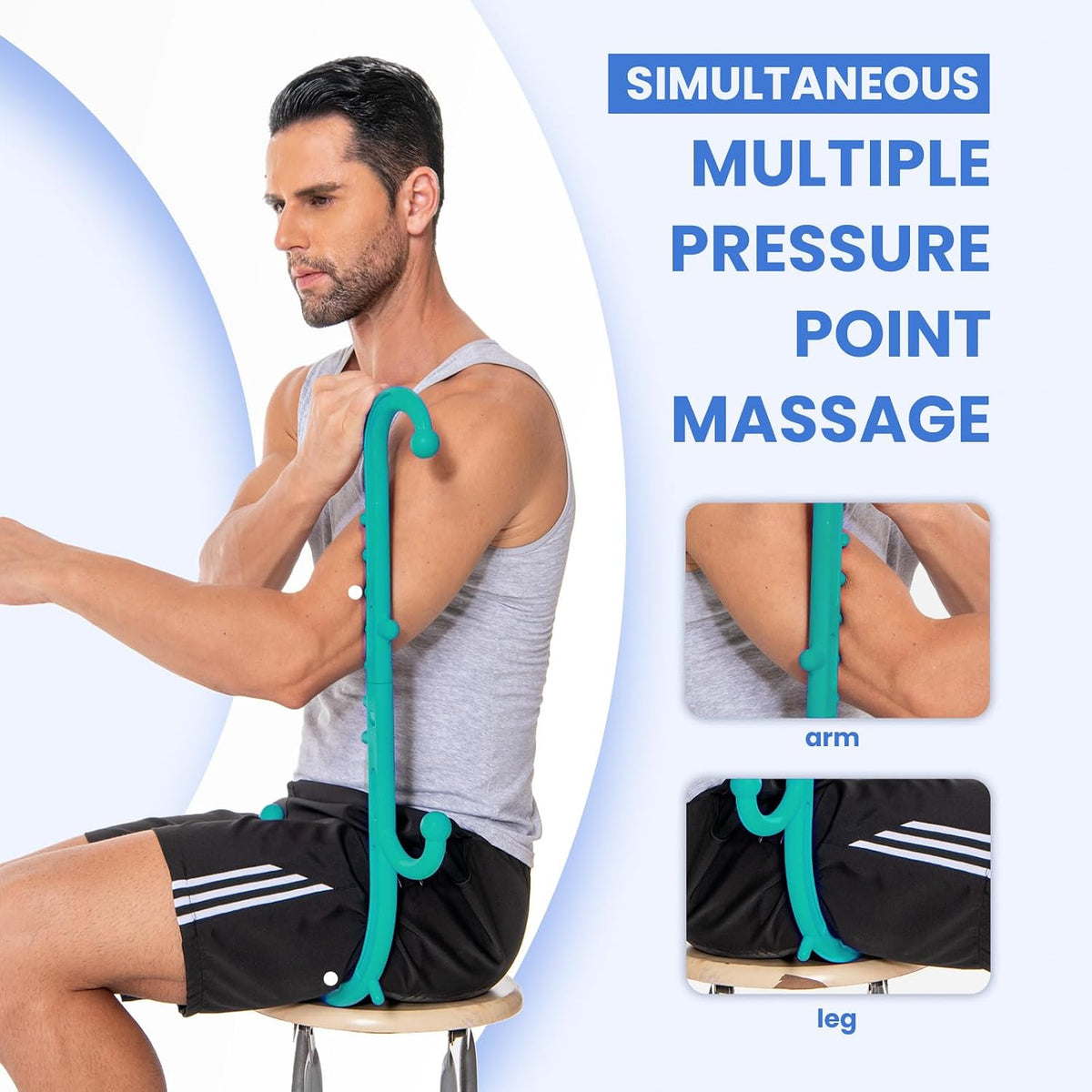 Ranarose Deep Tissue Back & Neck Massager for Body Muscle Pain Relief