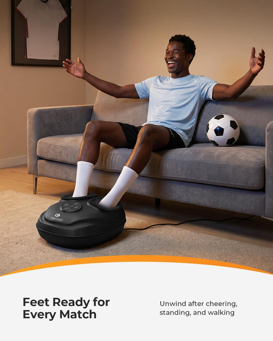 CooCoCo HSA Store Eligible Foot Massager with Heat, Plantar Fasciitis Feet Massager with Remote, Deep Kneading & Compression, FSA Foot Warmer for Home Office, Neuropathy Pain Relief for Feet