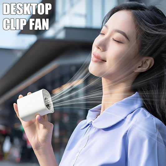 Flexible Placement Clip on Table Fan 66mm Size 83mm Height Customizable Wind All Day Comfort Strong Wind Fan
