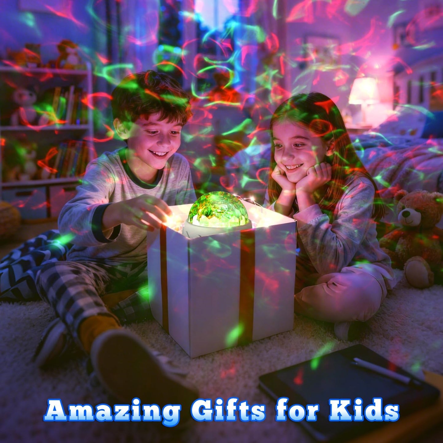 Galaxy Projector for Bedroom, Night Light for Kids, Nebula Ceiling LED Lamp