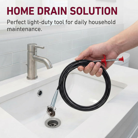Drain Snake 35 Inch,Snake Drain Hair Removal Tool, Sink Unclogger Drain Cleaner Tool for Bathroom Kitchen Tub Shower Drain Clog Remover,Flexible Grabber Claw Pick Up Reacher