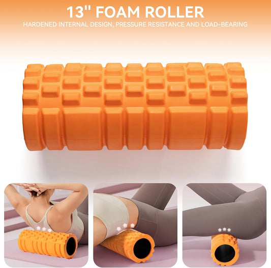 Krightlink 5 in 1 Foam Roller Set Trigger Point Exercise Foam Roller