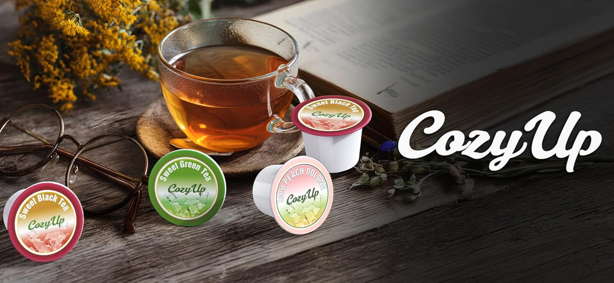 Cozy Up 36-Count Jasmine Green Tea K-Cup Pod, Compatible with Keurig Brewer