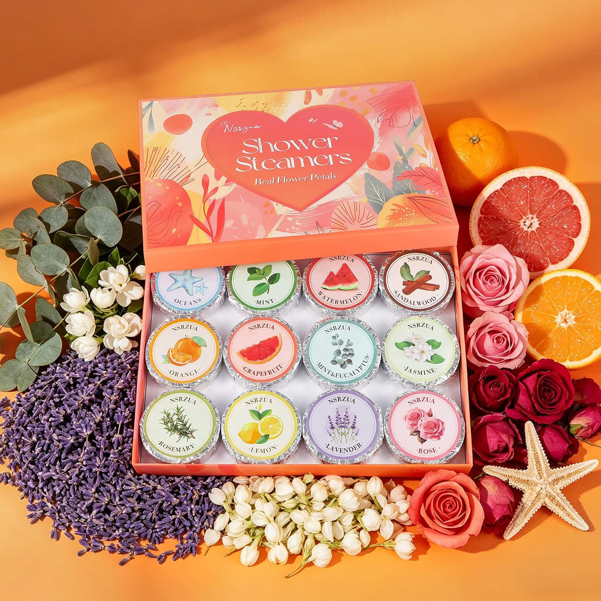 Shower Steamers Aromatherapy Birthday Gifts for Women-12 Pack Mothers Day Gifts,Gifts for Grandma,Wife,Mothers,Stress Relief and Relaxation Gifts for Women and Men,Created Your Own Home SPA
