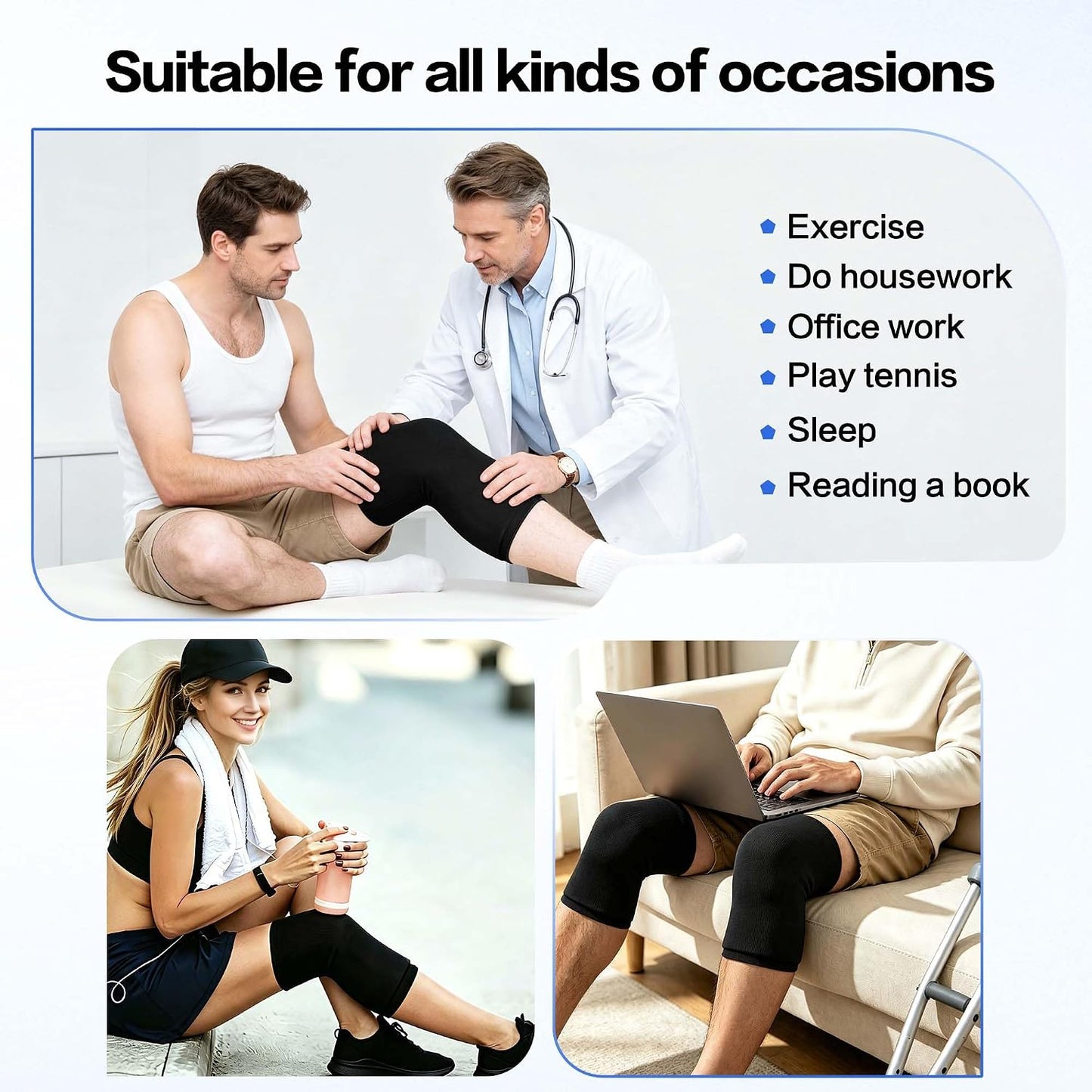 Ankle Ice Pack Wrap for Swelling,Cold/Hot Therapy Ice Pack for Foot,Reusable Gel Ice Compression Socks,for Soothe Plantar Fasciitis,Achilles Tendonitis,Sprained,Pain Relief,for Women & Men,1 Pack