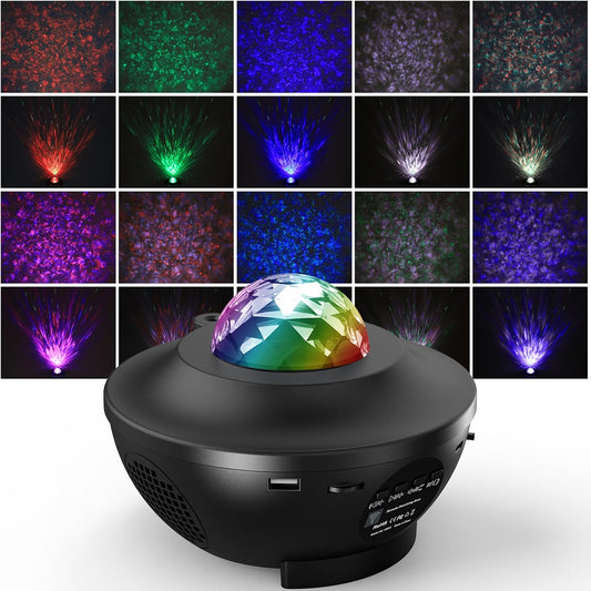 itayak Galaxy Star Projector,Nebula LED Night Light for Room Decor, Ocean Wave Starry Sky Light Projector for Bedroom Home Theater, Remote & Bluetooth Speaker, Christmas for Kids Boy Girl Adults