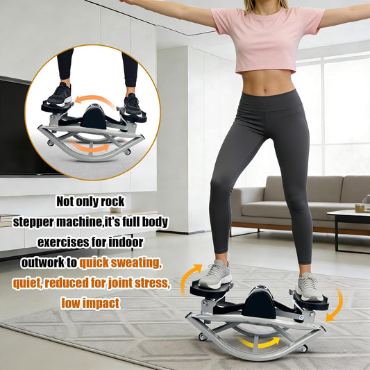 Rock Stepper Machine with Digital Display,Workout at Home,Office