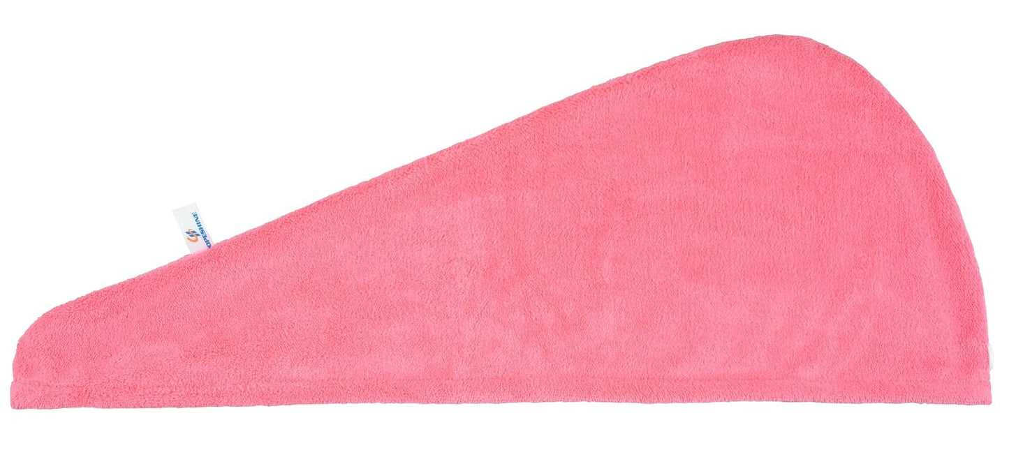 HOPESHINE Hair Towel Twist Microfiber Bamboo Fabric Women's Soft Shower Towels for CurlyHair Turban Wrap Drying Cap Great Gift for Girls 3-Pack