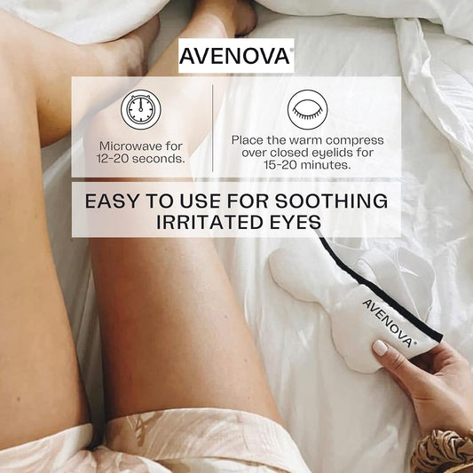 Avenova Eye Compress Mask for Stye, Headache, Allergy & Sinus Relief
