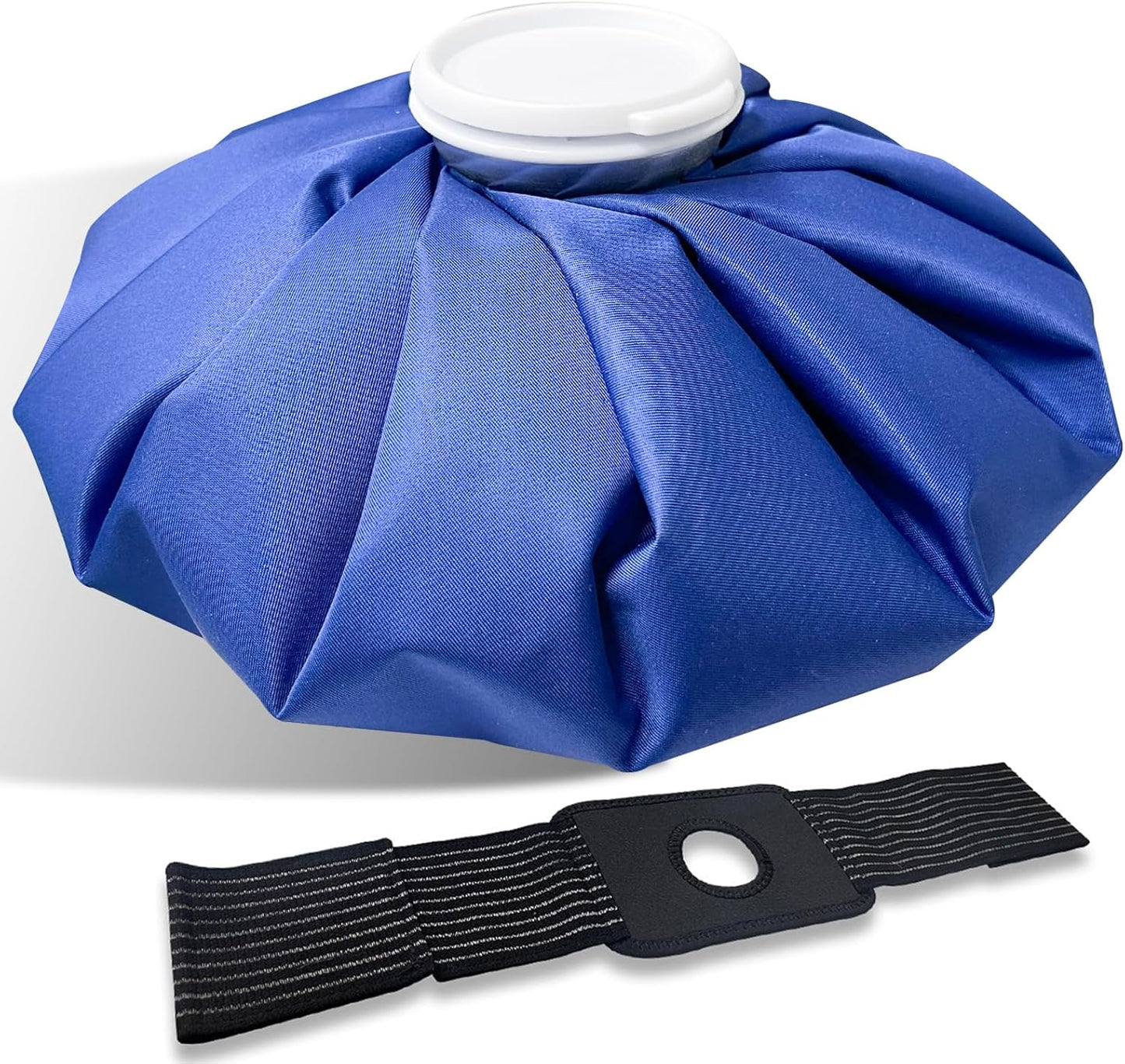 Ice Bags for Injuries, 3rd Gen Reusable Ice Packs, Hot & Cold Therapy Pain Relief, Ice Bag No-Leak & Waterproof, Traditional Ice Pack, Versatile & Durable, Blue (6 in + 11 in)