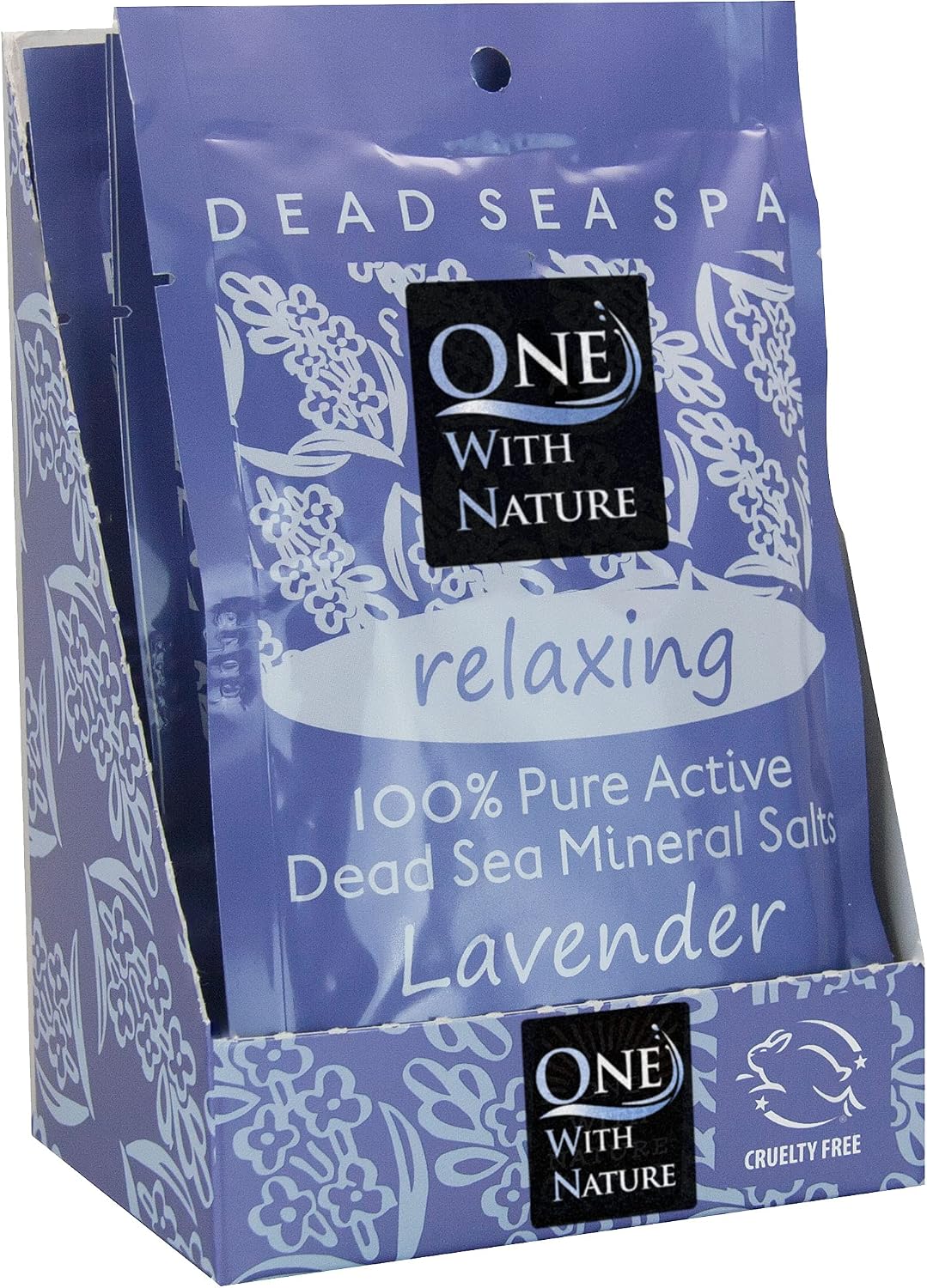 One With Nature 100% Pure Dead Sea Salt, 5Lb -Fine Bath Salts for Soaking, Body Exfoliator, 21 Essential Minerals with Magnesium, Sulphur. Fragrance-Free, Men, Women, Children. Helps Skin Conditions