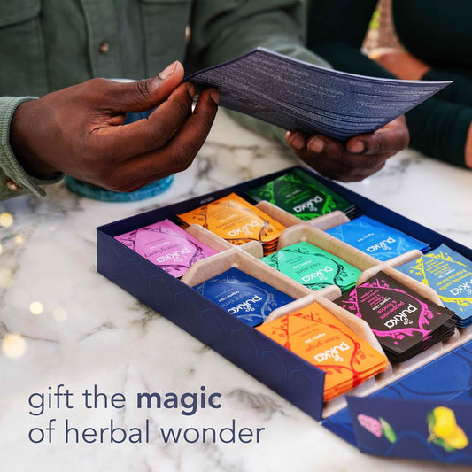Pukka Premium Herbal Tea Gift Set, 45 Organic Tea Bags with 9 Flavors