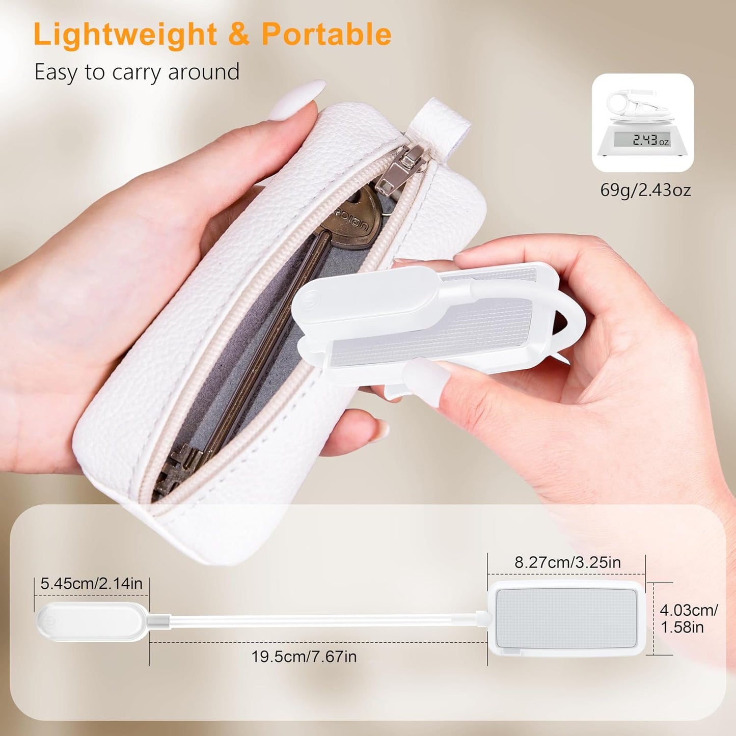 Gritin 16 LED Rechargeable Book Light for Reading in Bed