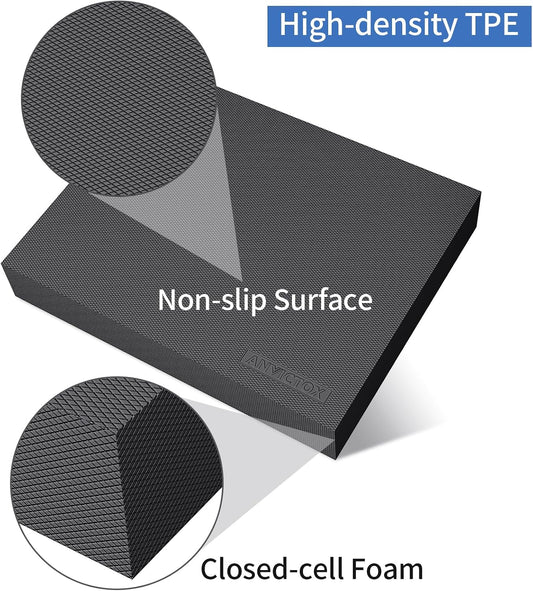 Balance Pad 19.8 * 15.7 * 2.4",XL Balance Pad for Physical Therapy,Extra Large Foam Balance Board Stability Pad for Rehabilitation Core Training Stretching Mobility