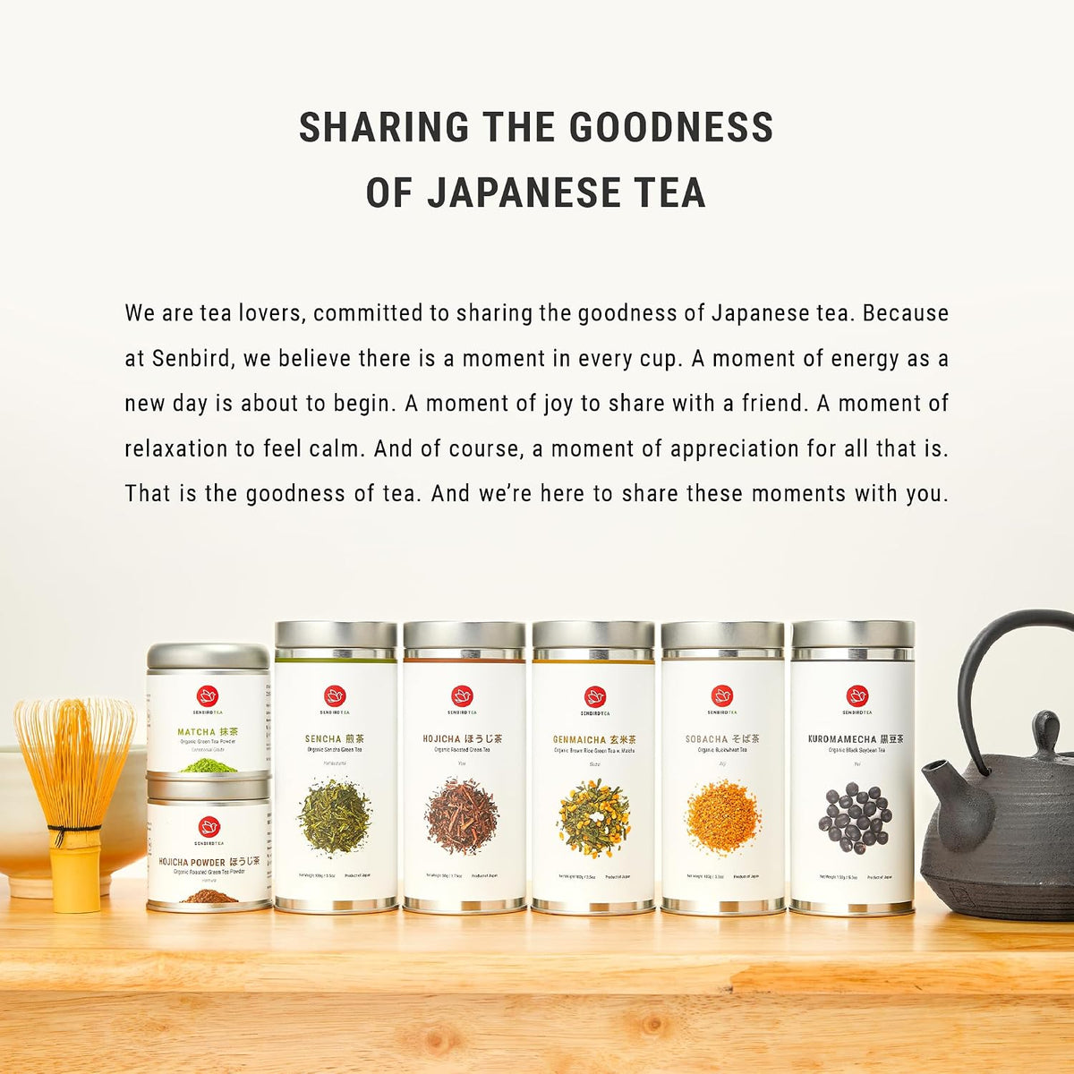 Senbird Caffeine-Free Japanese Ginger Loose Tea - Shogacha Kin (2.12oz/60g)
