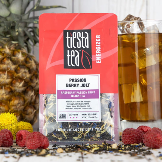 Tiesta Tea Passion Berry Jolt Raspberry Passion Fruit Black Tea 1.5oz