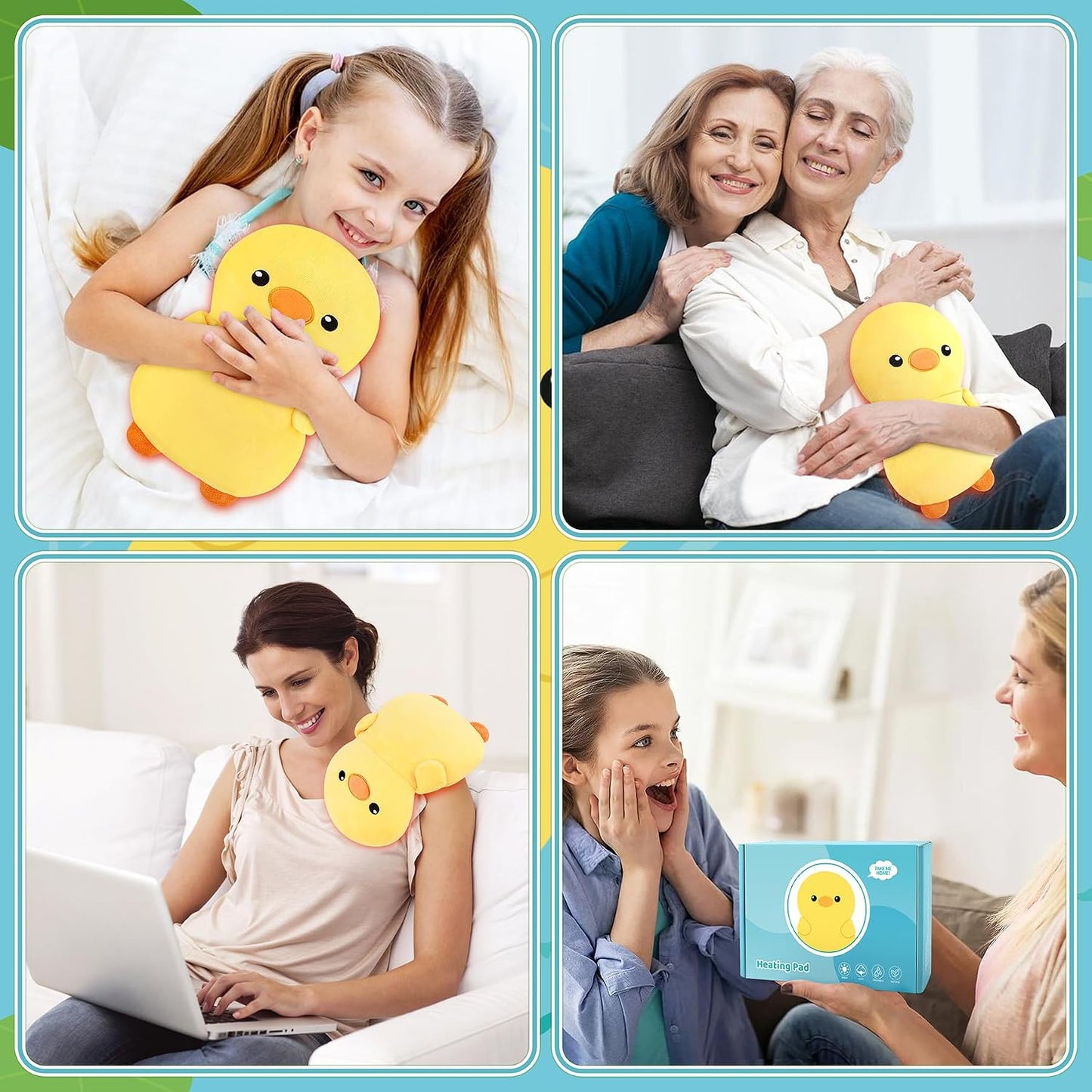 Microwave Heating Pad for Period Cramps,Otter Microwavable Heating Pad for Shoulder Neck Back Knee Pain Relief with Lavender Scented,Cute Otter Plush Toys Heat Pack for Women Kids Birthday