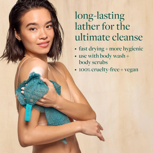 EcoTools Dry Body Brush, Cruelty-Free Bristles Exfoliate & Smooth Skin, Dry Brushing Removes Flaky Skin, May Help Improve Circulation & Tone, Vegan & Cruelty-Free, 1 Count