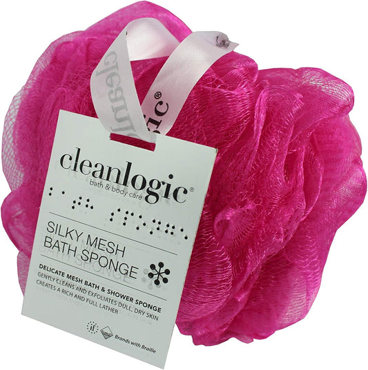 Clean Logic Silky Mesh Bath & Shower Sponge