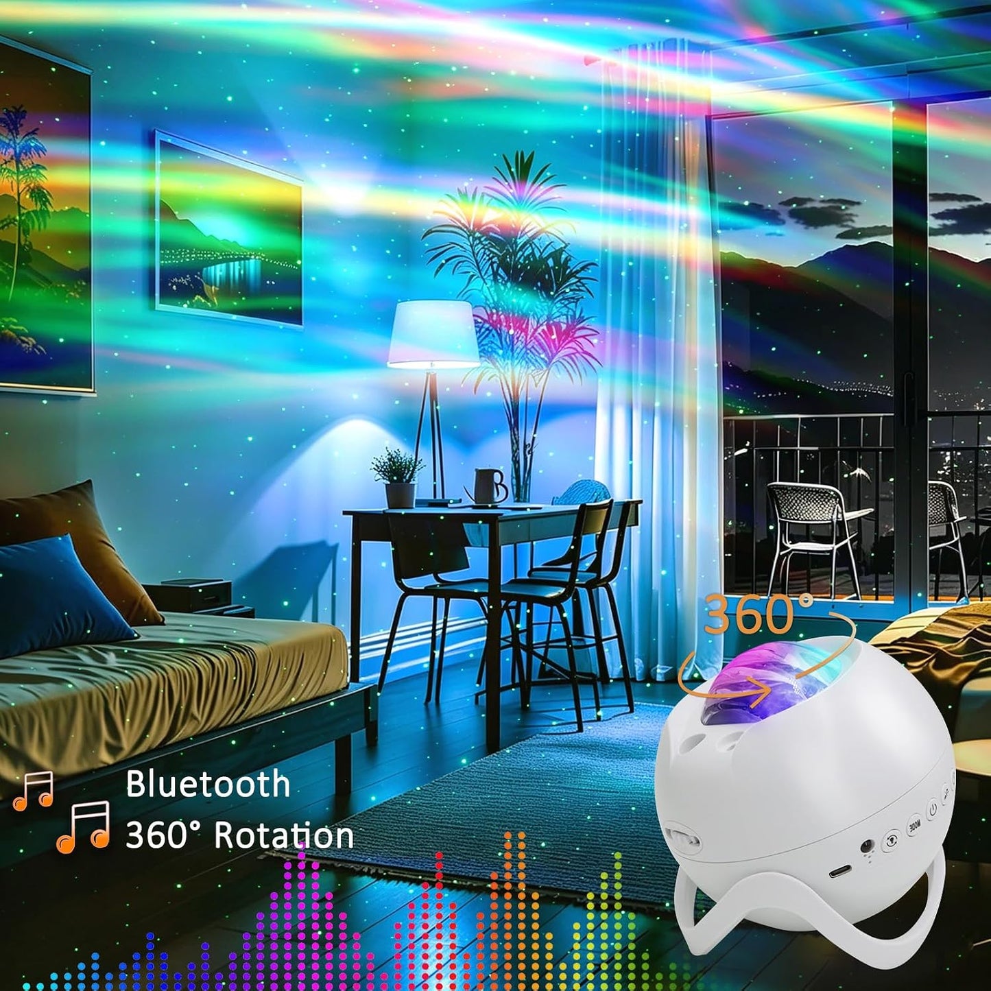 Star Projector, Galaxy Projector, Remote Control & Timer Galaxy Light