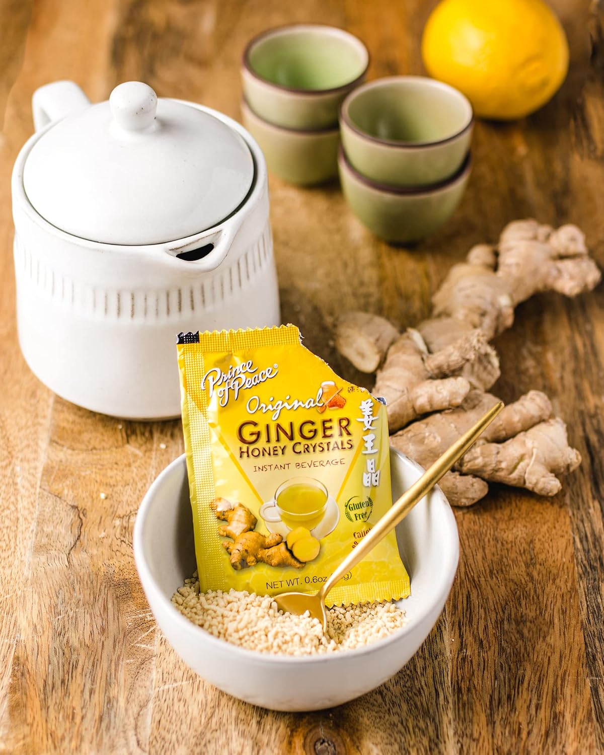 Prince of Peace® Instant Ginger Honey Crystals 19oz (30Sachets)