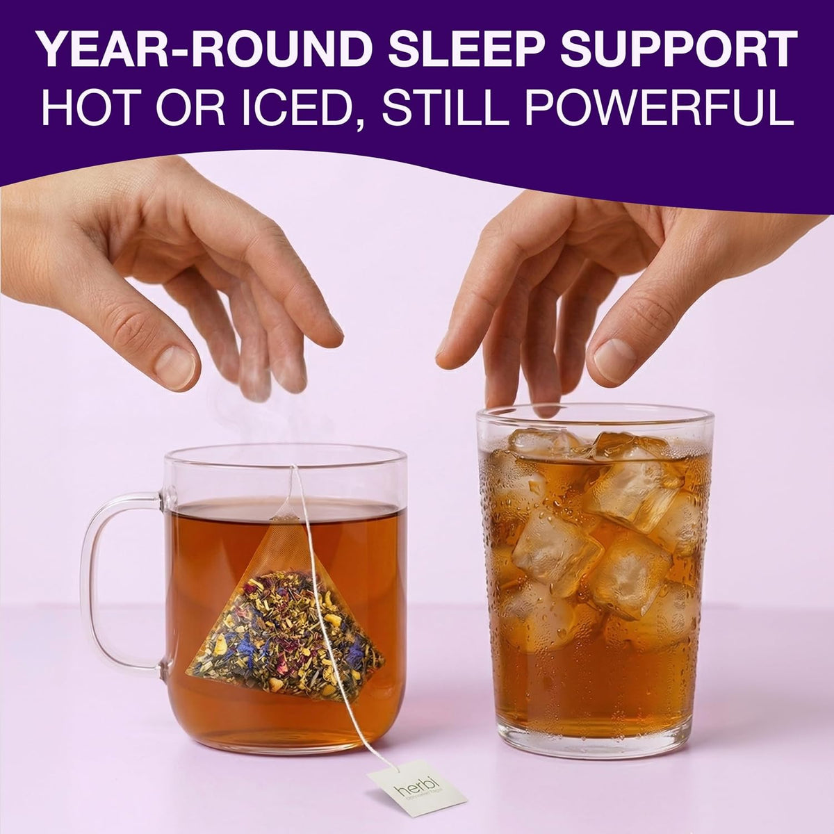 Organic Chamomile Lavender Tea - Relax & Sleep Tea - Chamomile Lavender Tea with Valerian, Passionflower, Lemon Balm and Extra Herbal Ingredients - The Ultimate USDA Organic Sleep Tea