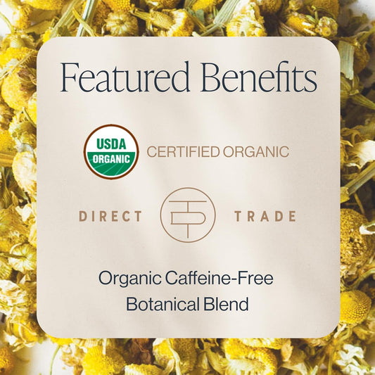 Rishi Tea Chamomile Medley Organic Loose Leaf Tea, Caffeine Free, 4oz