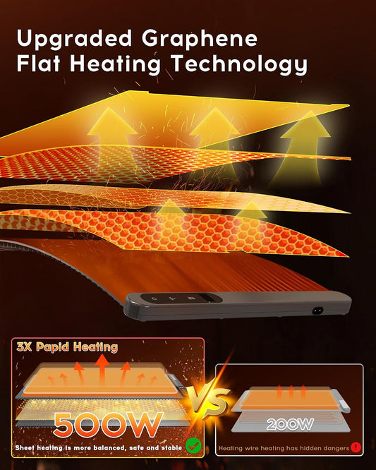 Warming Mat For Food Extra Large 36"x16" 580W Food Warming Mat With Heat Resistant Pad,Chafing Dishes for Buffet 6 Temp 6 Hour,Roll Up Food Warmers for Parties Buffet for Catering Gatherings