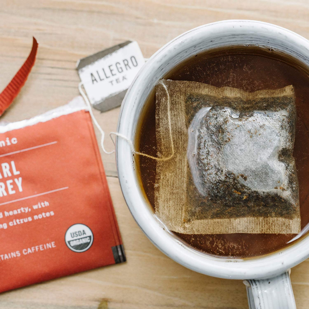 Allegro Tea, Organic Earl Grey Tea Bags, 20 ct