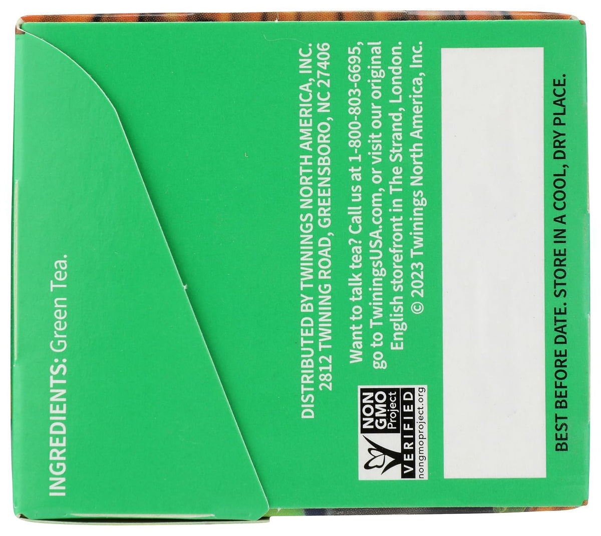 Twinings Green Tea, 1.48 Ounce Box 20 individual tea bags