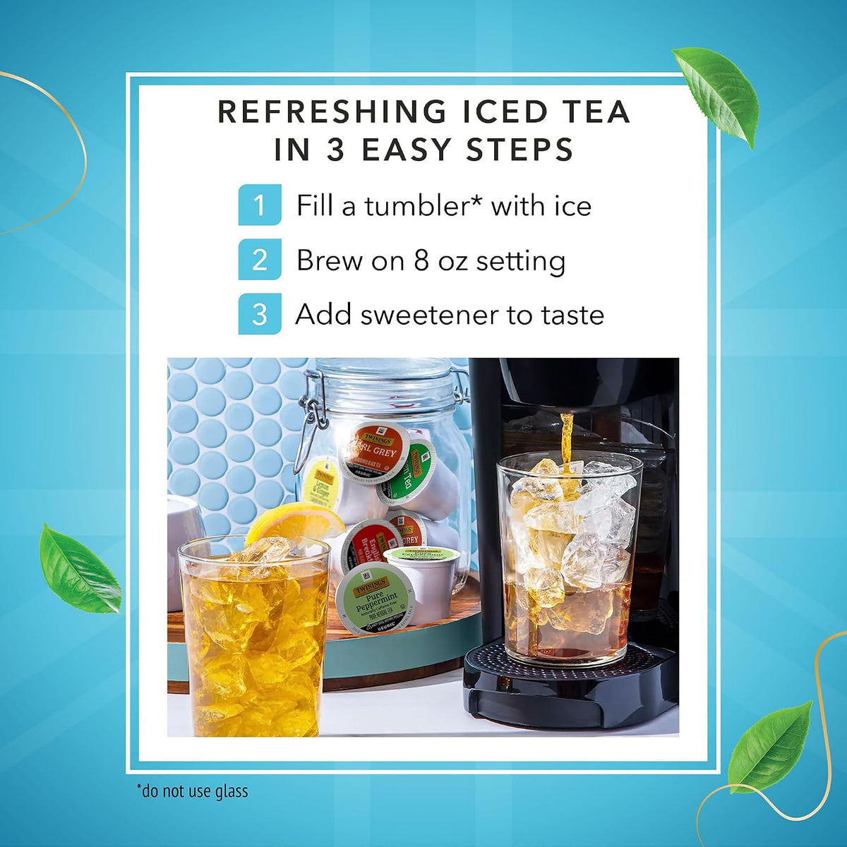 Twinings Pure Peppermint Herbal Tea K-Cups for Keurig, 24 CT Box (1 Pack)