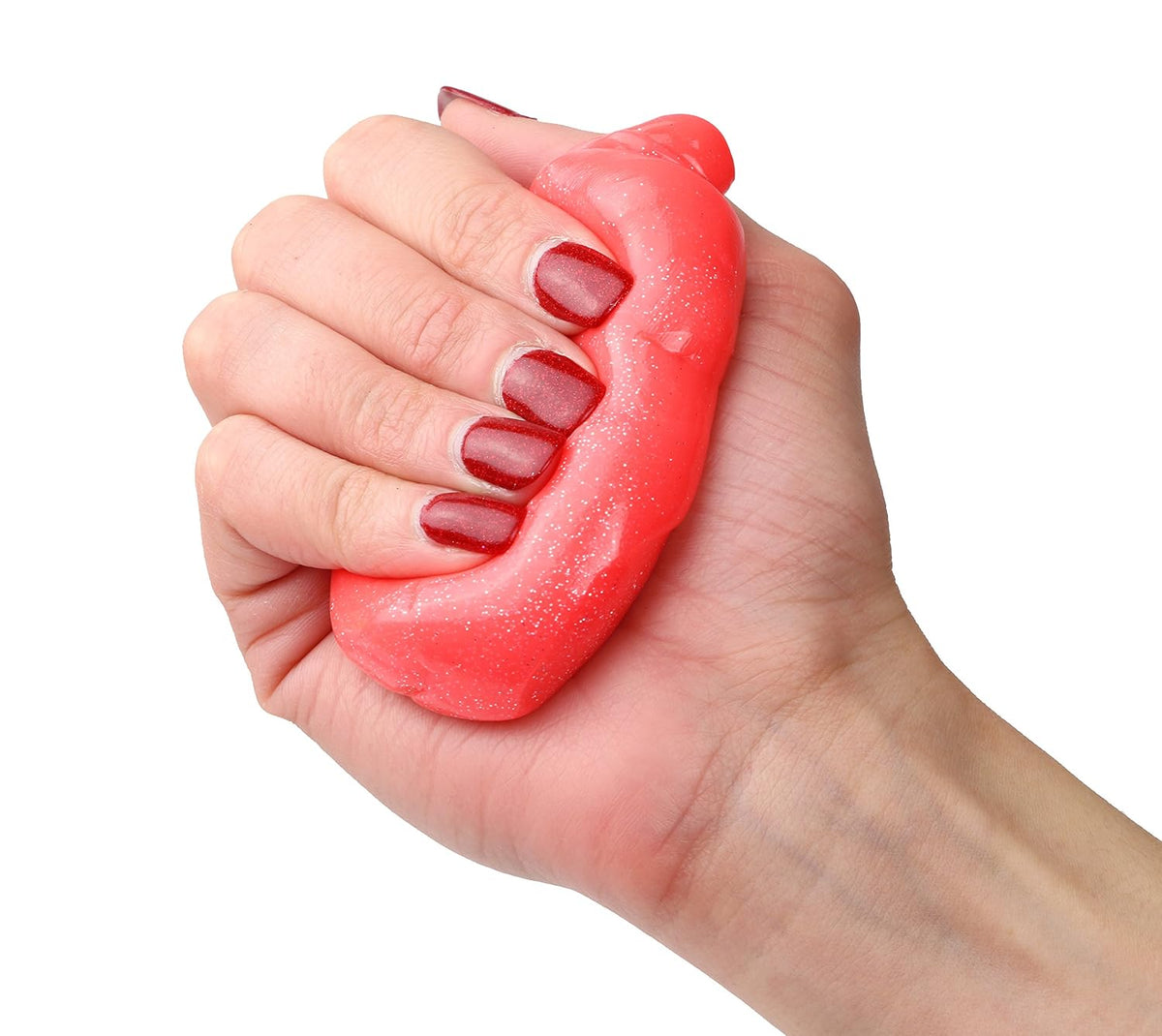 Cando - 316210 CanDo Sparkle Theraputty - 2 oz - Red - Soft