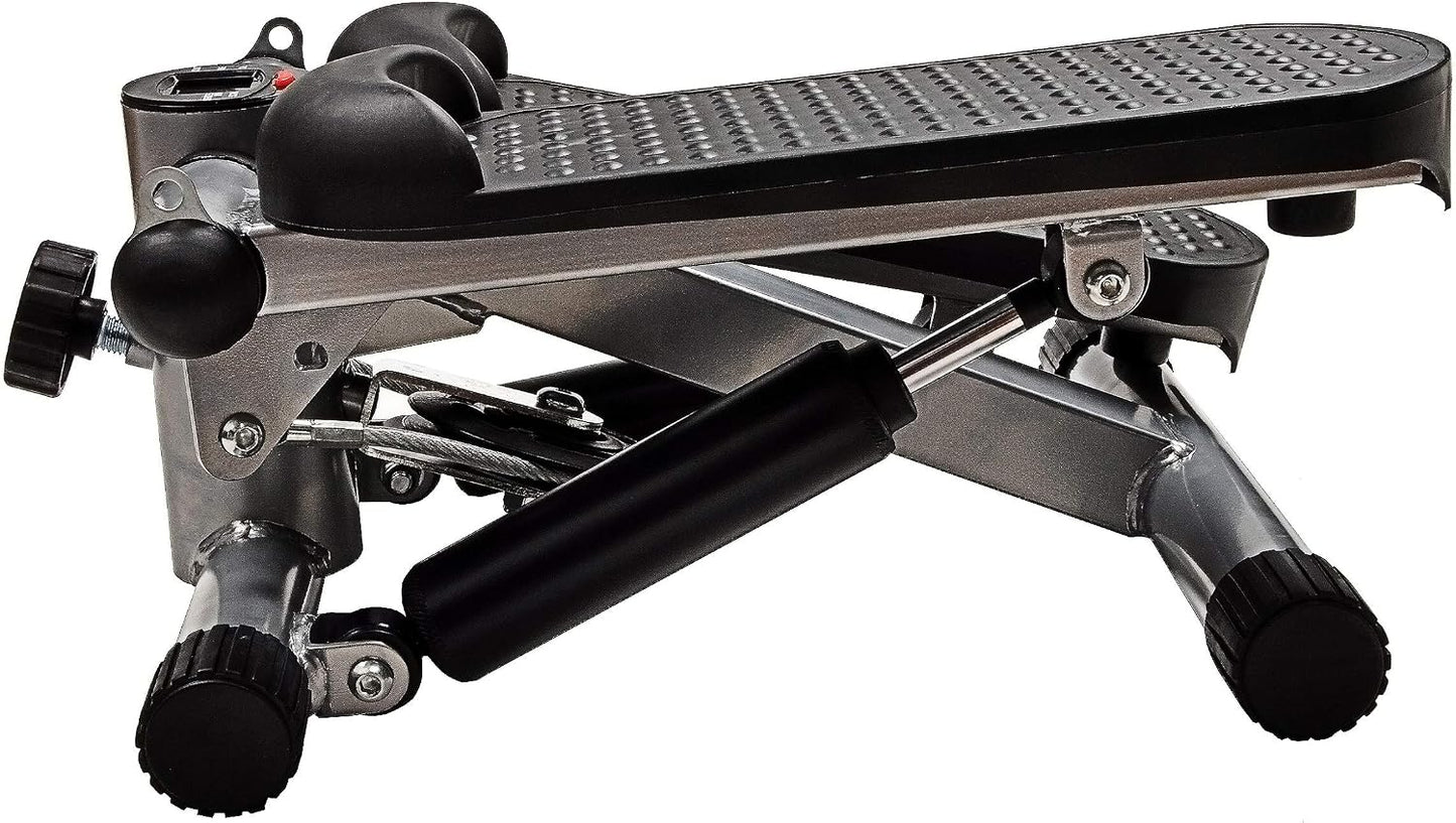 Fitvids Pre-Assembled Adjustable Mini Stepper Stair Stepper Stepping Machine with Resistance Bands