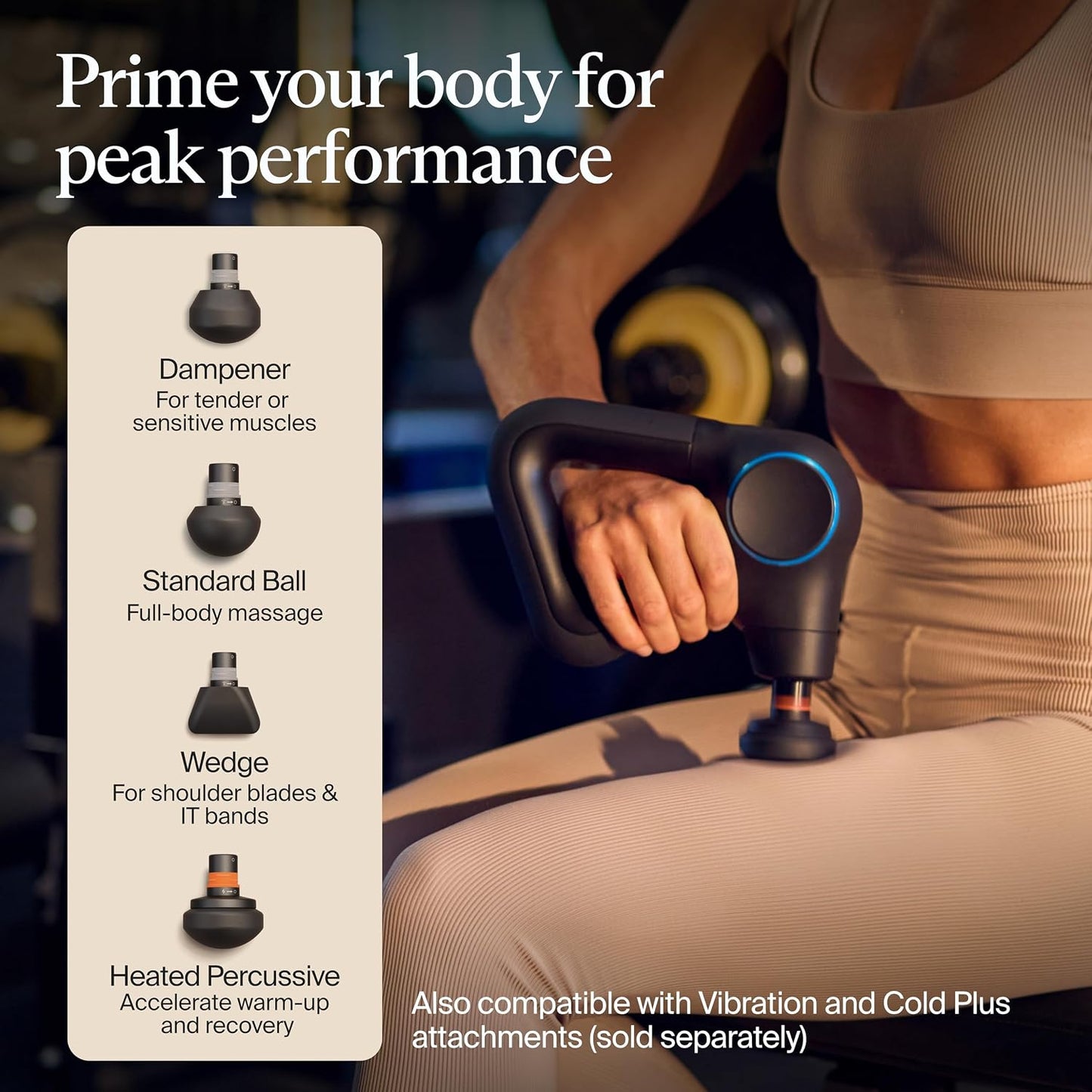 TheraGun Prime (6th Generation) Massage Gun by Therabody – Deep Tissue, Powerful Massage in a Rugged, Durable Design for Reliable Recovery & Pain Relief