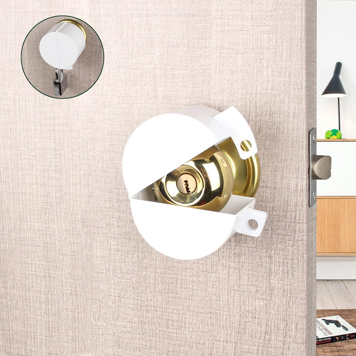 Door Knob Lockout Device, Black