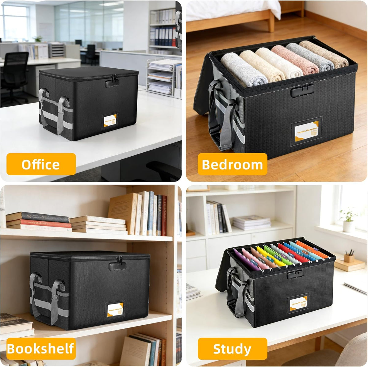 Deluxe Next of Kin Box Organizer with Labels,Estate Planning Organizer Kit