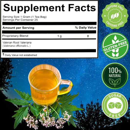 Hanan Valerian Root Tea 2.1oz or 60g of Te De Valeriana Loose Leaf Valerian Tea Valeerian, Valerain, Valeriana officinalis from Peru