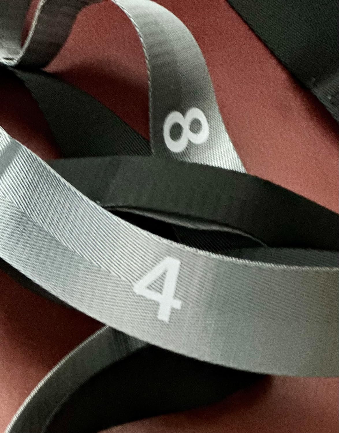 Stretching Strap for Physical Therapy, 12 Loop Non-Elastic Stretching Strap for Yoga, Hamstring, Calf, Hip, Shoulder, Flexibility, Mobility & Rehabilitation
