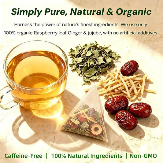 Raspberry Leaf Tea Pregnancy with Ginger & Jujube - 5g x 42 Tea bags