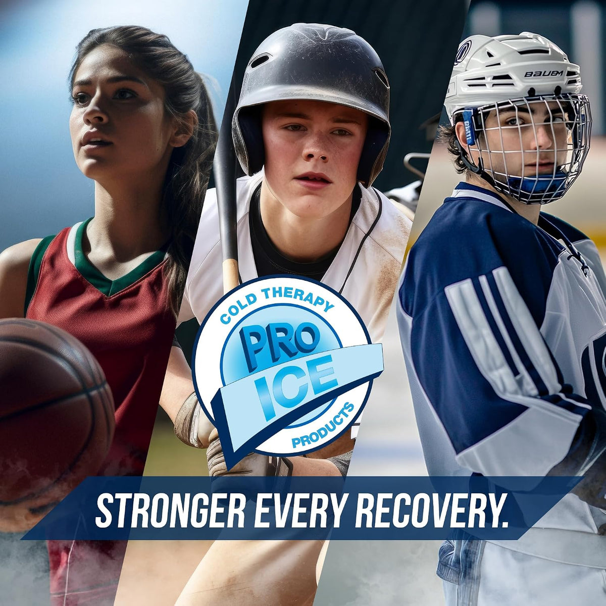 PRO ICE Shoulder Elbow Ice Therapy Wrap for Youth - Excellent for Treating Rotator Cuff injuries, Elbow Joint and Muscle Inflammation - Reusable Ice Packs Included - Arm Ice Pack Wrap for Pitchers